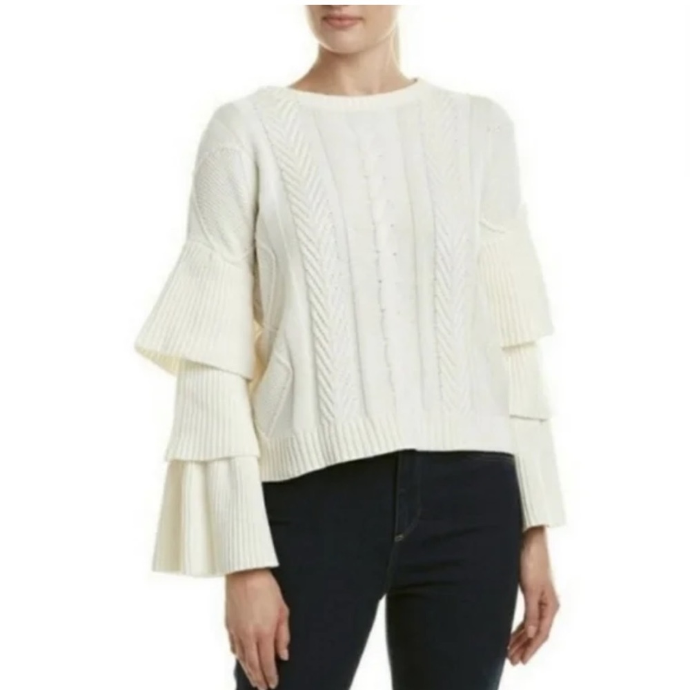 Haute Rogue White sweater